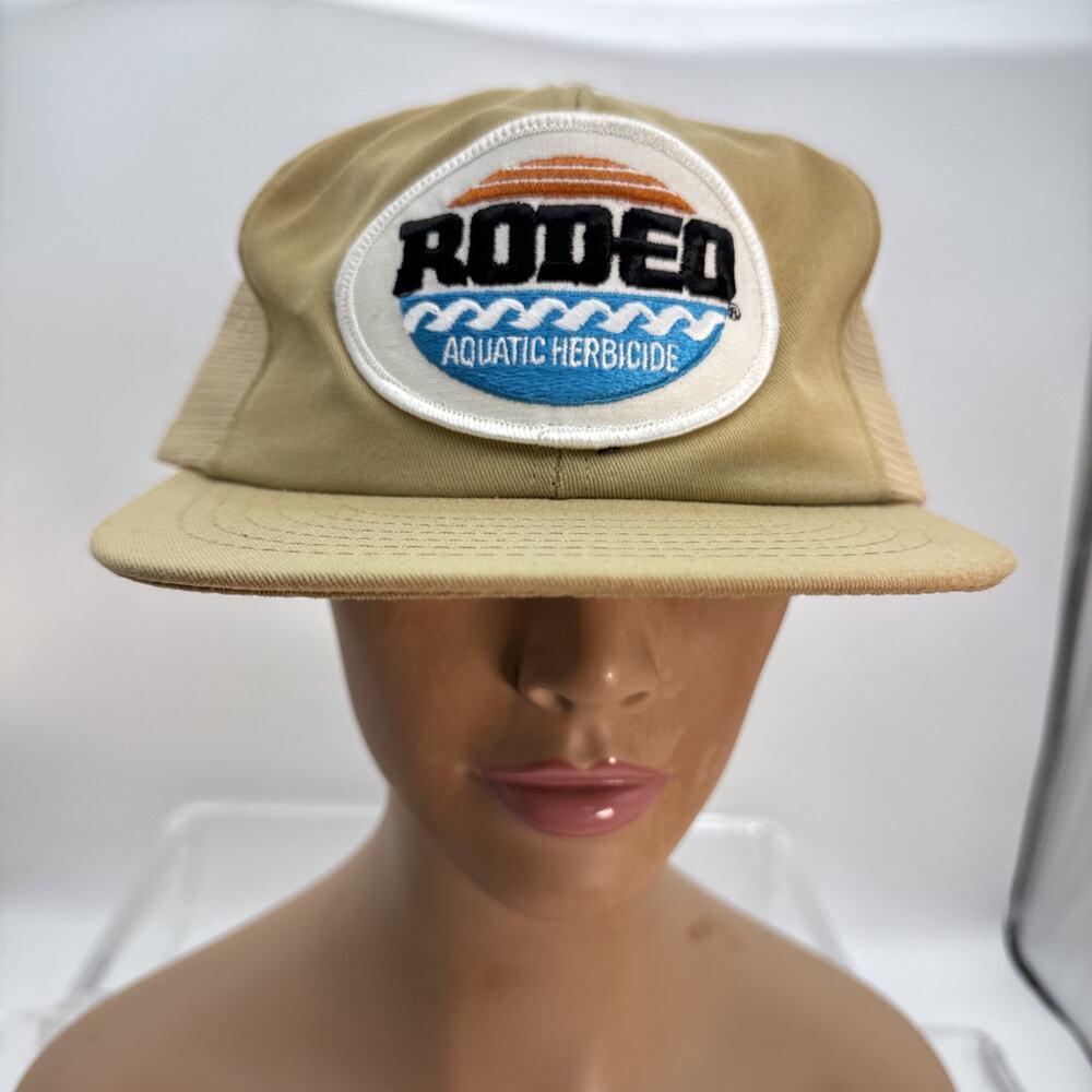 Vintage Rodeo Aquatic Herbicide Patch Hat Cap Snapback Trucker Swingster Usa (■)